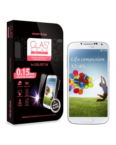 Защитное стекло Spigen для Galaxy S4 - GLAS.t NANO SLIM Premium - SGP10252