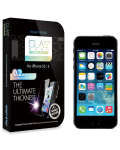 Защитное стекло Spigen для iPhone SE / 5s / 5c / 5 - GLAS.t NANO SLIM - SGP10511