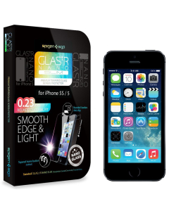 Защитное стекло Spigen для iPhone SE / 5s / 5c / 5 - GLAS.tR NANO SLIM - SGP10512