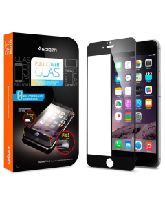 Защитное стекло Spigen для iPhone 6s / 6 - Full Cover Glass - Черное - SGP11376
