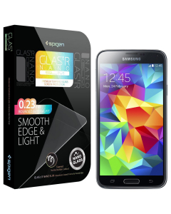 Защитное стекло Spigen для Samsung Galaxy S5 - GLAS.tR NANO SLIM - SGP10727