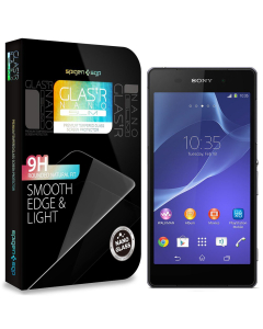 Защитное стекло Spigen для Sony Xperia Z2 - GLAS.tR NANO SLIM - SGP10829