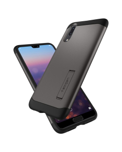 Защитный чехол Spigen для Huawei P20 - Slim Armor - Темно-серый - L21CS24015