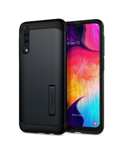 Защитный чехол Spigen для Galaxy A50 - Slim Armor - Синевато-серый - 611CS26021