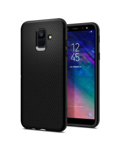 Защитный чехол Spigen для Galaxy A6 (2018) - Liquid Air - Черный - 596CS24093