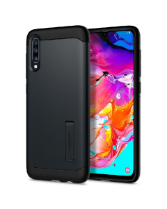 Защитный чехол Spigen для Galaxy A70 - Slim Armor - Синевато-серый - 620CS26385