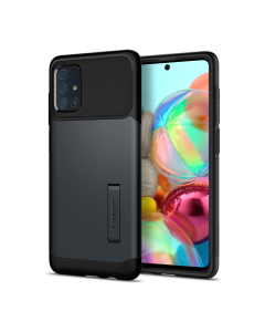 Защитный чехол Spigen для Galaxy A71 - Slim Armor - Синевато-серый - ACS00821