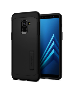 Защитный чехол Spigen для Galaxy A8 (2018) - Slim Armor - Черный - 590CS22753