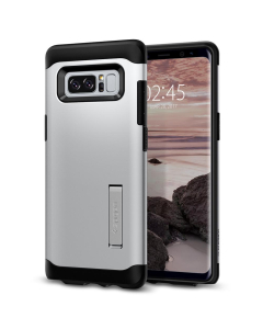 Защитный чехол Spigen для Galaxy Note 8 - Slim Armor - Серебристый - 587CS21838