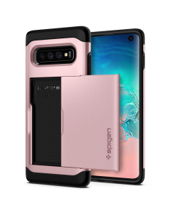 Защитный чехол Spigen для Galaxy S10 - Slim Armor CS - Розовое золото - 605CS25817