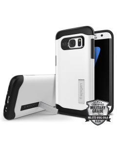 Защитный чехол Spigen для Galaxy S7 Edge - Slim Armor - Белый - 556CS20039