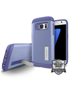 Защитный чехол Spigen для Galaxy S7 - Slim Armor - Фиолетовый - 555CS20015