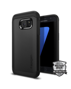 Защитный чехол Spigen для Galaxy S7 - Tough Armor - Черный - 555CS20020