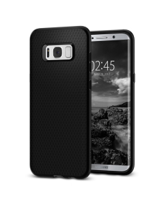 Защитный чехол Spigen для Galaxy S8 Plus - Liquid Air Armor - Черный - 571CS21663