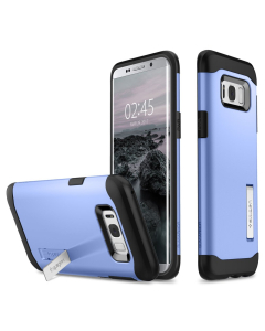 Защитный чехол Spigen для Galaxy S8 Plus - Slim Armor - Голубой - 571CS21125