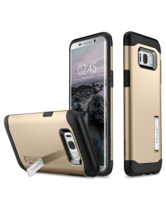 Защитный чехол Spigen для Galaxy S8 Plus - Slim Armor - Золотой - 571CS21123