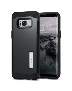 Защитный чехол Spigen для Galaxy S8 - Slim Armor - Синевато-серый - 565CS20830