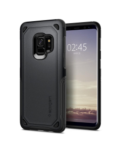 Защитный чехол Spigen для Galaxy S9 - Hybrid Armor - Серый Графит - 592CS22844