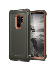 Защитный чехол Spigen для Galaxy S9 Plus - Pro Guard - Зеленый - 593CS22984