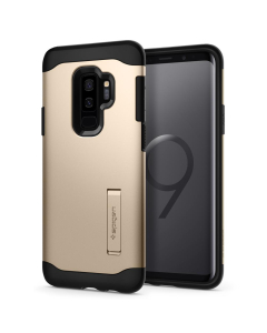Защитный чехол Spigen для Galaxy S9 Plus - Slim Armor - Золотой - 593CS23184