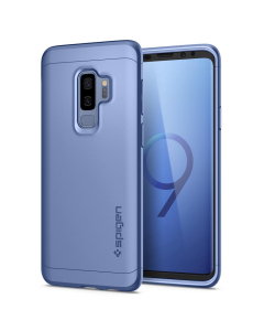Защитный чехол Spigen для Galaxy S9 Plus - Thin Fit 360 - Голубой - 593CS22960