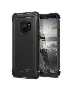 Защитный чехол Spigen для Galaxy S9 - Pro Guard - Черный - 592CS22896