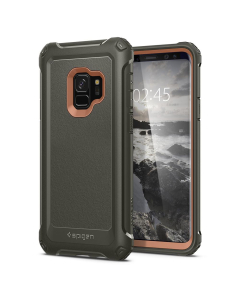 Защитный чехол Spigen для Galaxy S9 - Pro Guard - Зеленый - 592CS22897