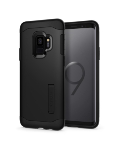Защитный чехол Spigen для Galaxy S9 - Slim Armor - Черный - 592CS22880