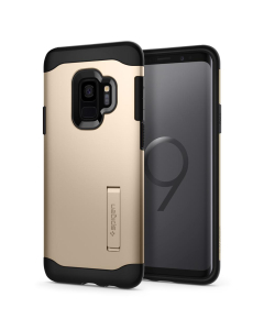 Защитный чехол Spigen для Galaxy S9 - Slim Armor - Золотой - 592CS23185