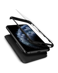 Защитный чехол Spigen для iPhone 11 Pro Max - Thin Fit 360 - Черный - 075CS27150