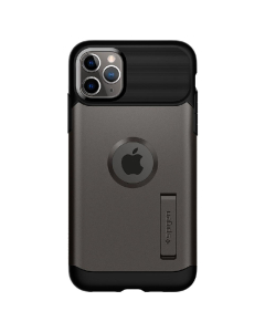 Защитный чехол Spigen для iPhone 11 Pro - Slim Armor - Темно-серый - 077CS27100