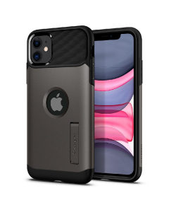 Защитный чехол Spigen для iPhone 11 - Slim Armor - Темно-серый - 076CS27077