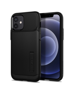 Защитный чехол Spigen для iPhone 12 / iPhone 12 Pro - Slim Armor - Чёрный - ACS01523