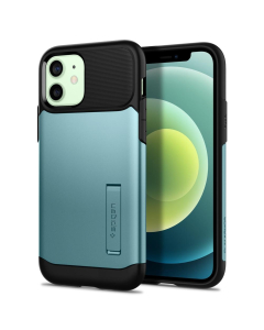 Защитный чехол Spigen для iPhone 12 / iPhone 12 Pro - Slim Armor - Мятный - ACS01525