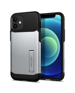 Защитный чехол Spigen для iPhone 12 Mini - Slim Armor - Серебристый - ACS01548