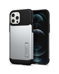 Защитный чехол Spigen для iPhone 12 Pro Max - Slim Armor - Серебристый - ACS01482