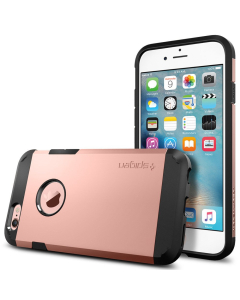 Защитный чехол Spigen для iPhone 6s / 6 - Tough Armor - Розовое золото - SGP11741