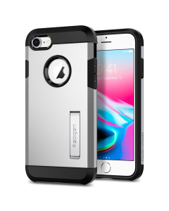 Защитный чехол Spigen для iPhone SE (2022/2020)/8/7 - Tough Armor 2 - Серебристый - 054CS22217