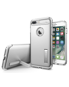 Защитный чехол Spigen для iPhone 7 Plus / 8 Plus - Slim Armor - Серебристый - 043CS20313