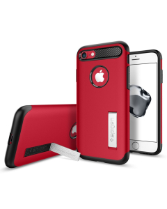 Защитный чехол Spigen для iPhone SE (2022/2020)/8/7 - Slim Armor - Красный - 042CS21519