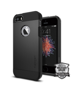 Защитный чехол Spigen для iPhone SE / 5s / 5 - Tough Armor - Черный - 041CS20189