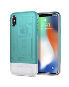 Защитный чехол Spigen для iPhone X / XS - Classic C1 - Мятный - 057CS23194