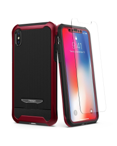 Защитный чехол Spigen для iPhone X / XS - Reventon - Красный - 057CS22698