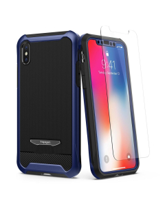 Защитный чехол Spigen для iPhone X / XS - Reventon - Синий - 057CS22697