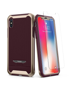 Защитный чехол Spigen для iPhone X / XS - Reventon - Золотой - 057CS22649