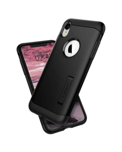 Защитный чехол Spigen для iPhone XR - Slim Armor - Черный - 064CS25146