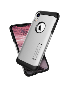 Защитный чехол Spigen для iPhone XR - Slim Armor - Серебристый - 064CS24534