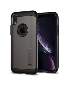 Защитный чехол Spigen для iPhone XR - Slim Armor - Темно-серый - 064CS25143