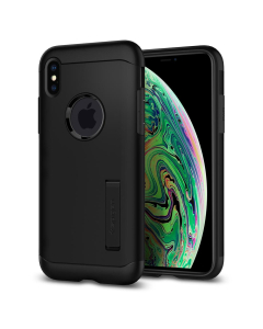 Защитный чехол Spigen для iPhone XS Max - Slim Armor - Черный - 065CS25156