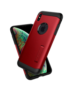 Защитный чехол Spigen для iPhone XS Max - Slim Armor - Красный - 065CS24546